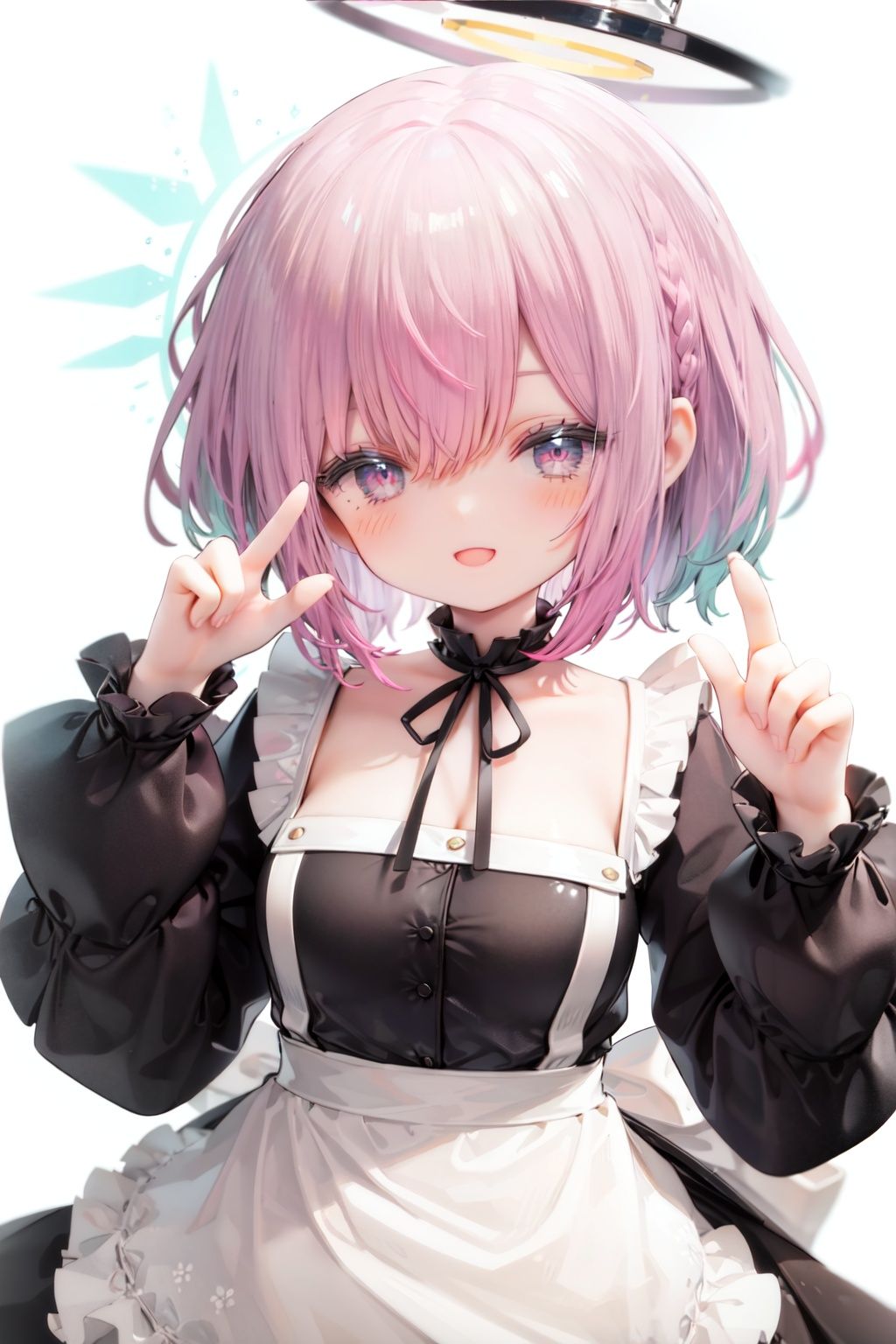 1girl,  solo,  apron on Tensor.Art