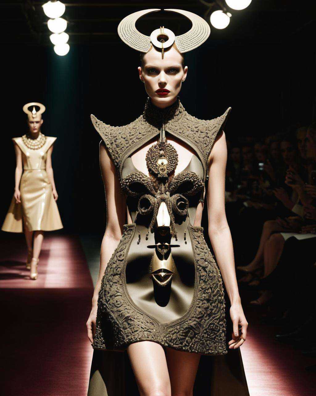 a weird fashion runway,  by Wanda Ferragamo ,  by Jeff Garner on Tensor.Art
