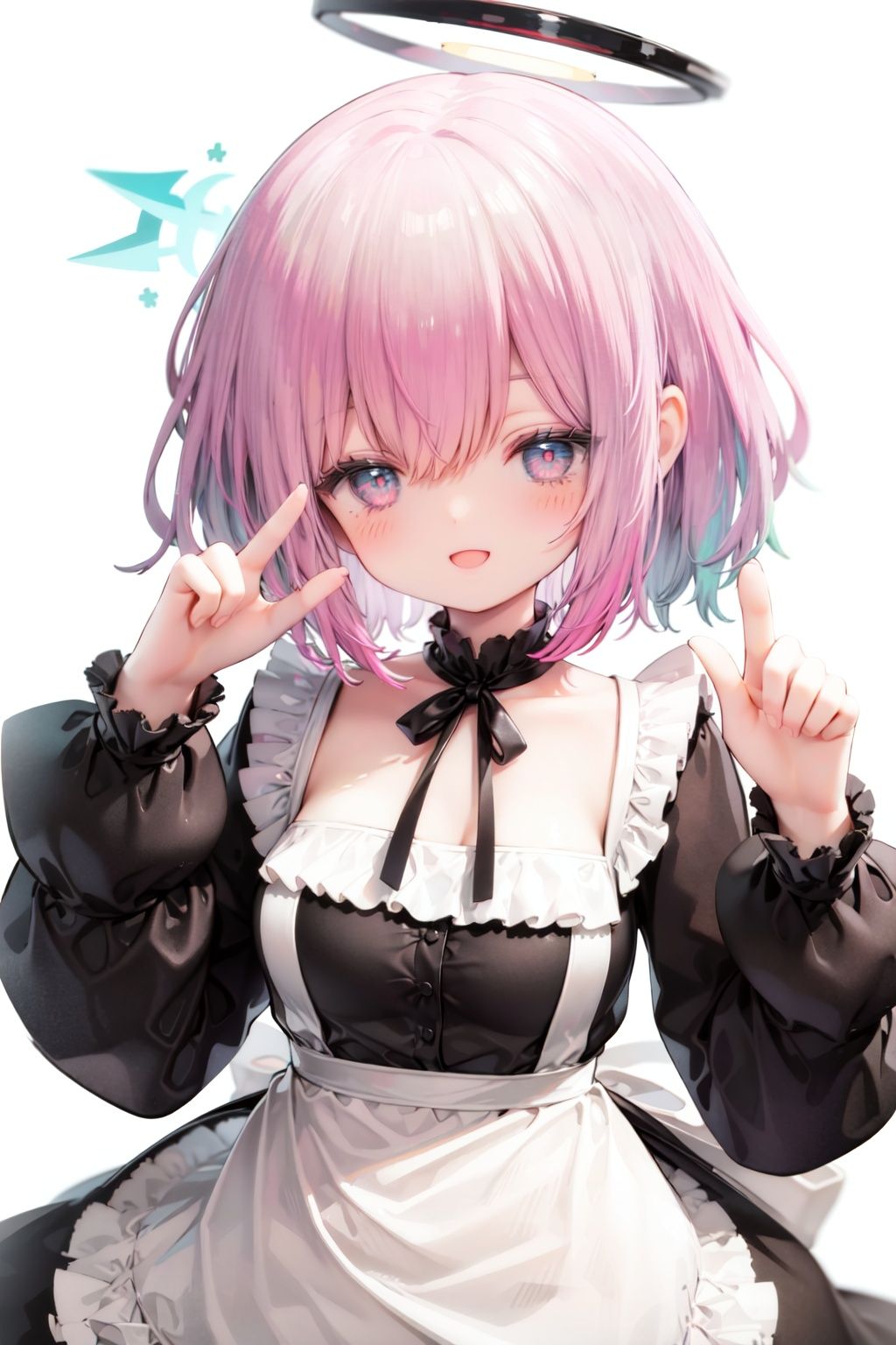 1girl,  solo,  apron on Tensor.Art