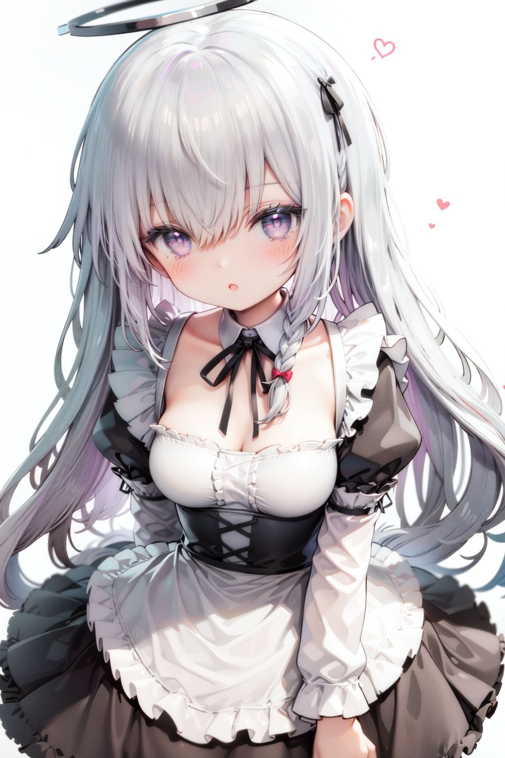 1girl,  solo,  apron on Tensor.Art