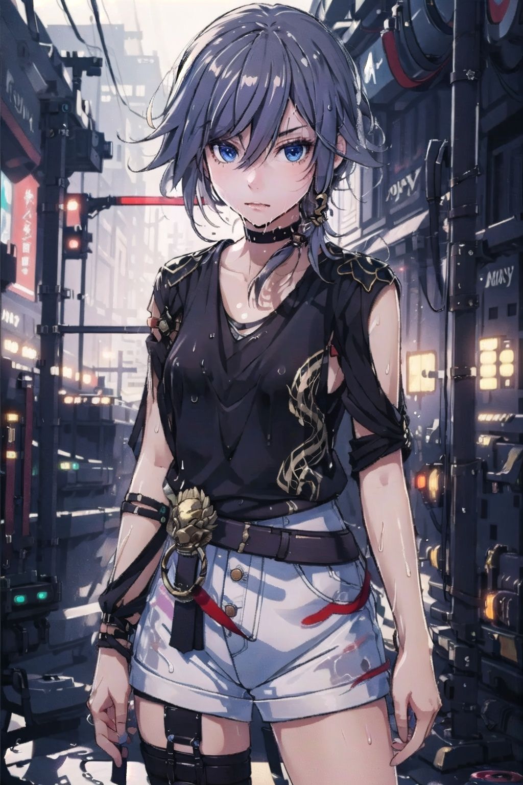  masterpiece, best quality, masterpiece,best quality,official art,extremely detailed CG unity 8k wallpaper,1girl,wet_clothes,corner,senti,origen,fu_hua,taixu