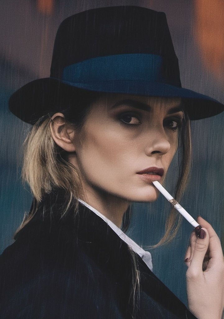 real,  a woman,  hat on Tensor.Art