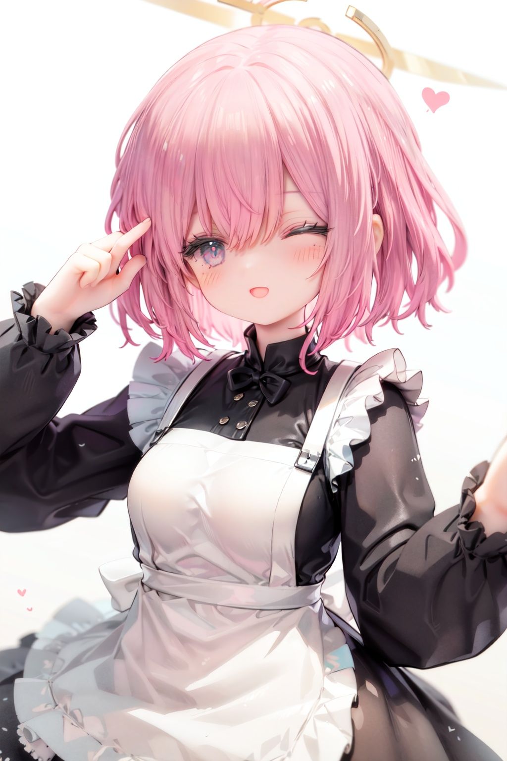 1girl,  solo,  apron on Tensor.Art