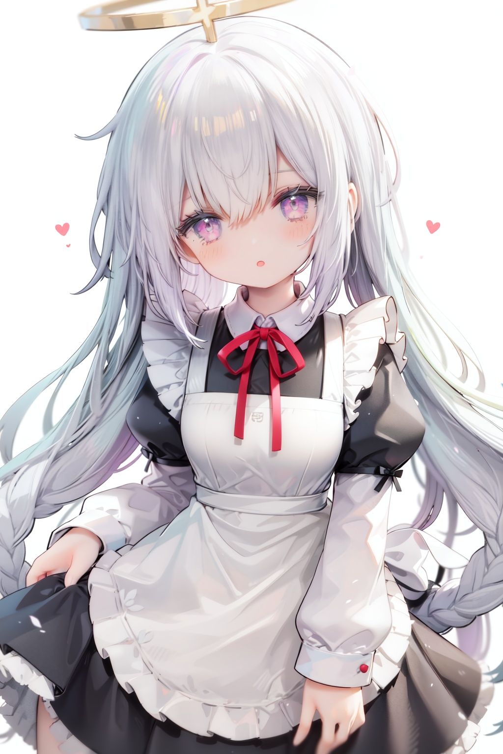 1girl,  solo,  apron on Tensor.Art