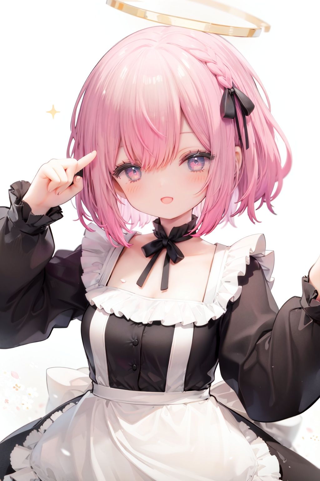 1girl,  solo,  apron on Tensor.Art