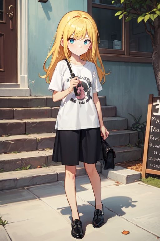 loli,  cartoon,  amber_eyes on Tensor.Art
