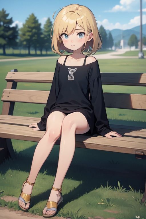 loli,  cartoon,  amber_eyes on Tensor.Art