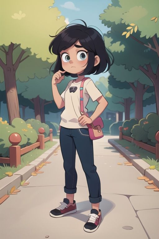 loli,  cartoon,  amber_eyes on Tensor.Art