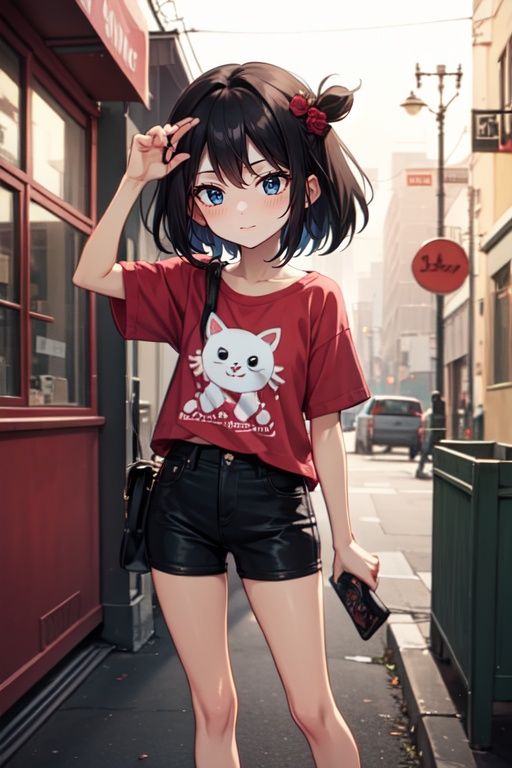 loli,  cartoon,  amber_eyes on Tensor.Art