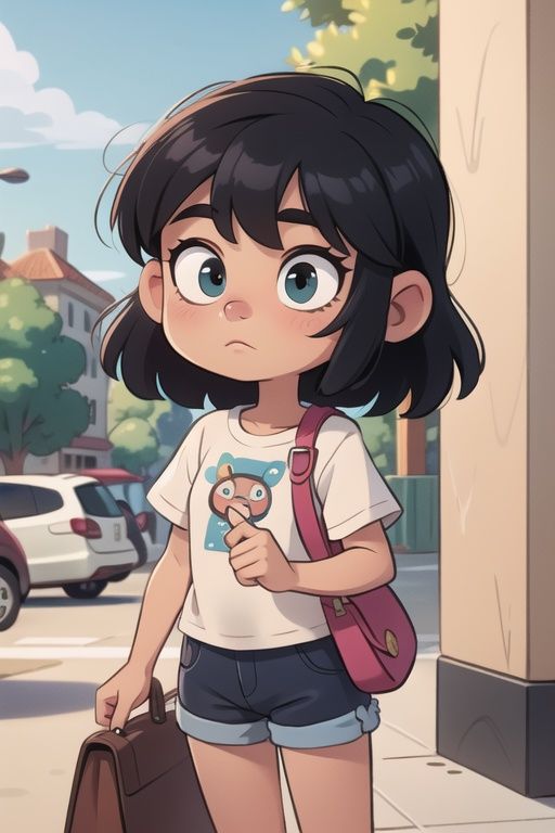 loli,  cartoon,  amber_eyes on Tensor.Art
