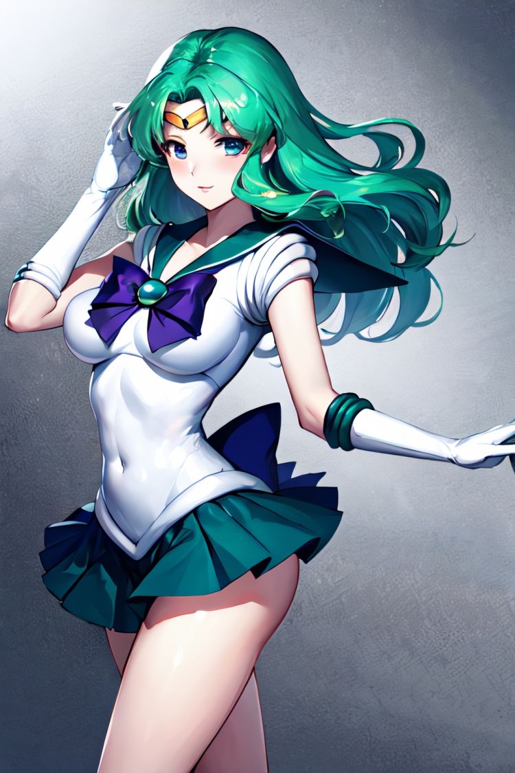 Michiru Kaiou/ 海王みちる (Sailor Neptune) Sailor Moon by Silrow on Tensor.Art