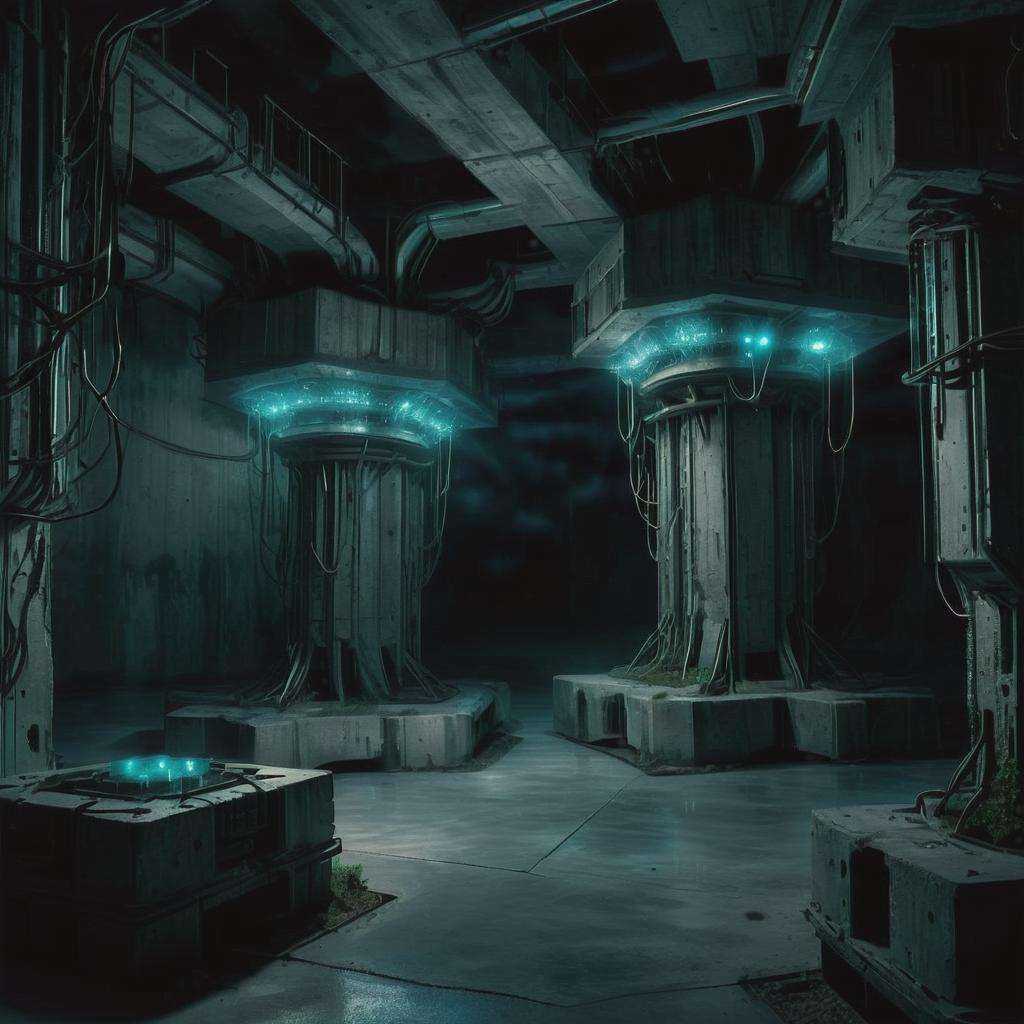 dark,  eerie,  Quantum Computing Node by DonMischo on Tensor.Art