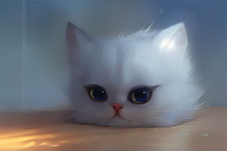 (((masterpiece, best quality))), ((good structure, Good composition, good atomy)),  ((clear,  original, beautiful)), (((white cat))), <lora:EMS-30938-EMS:0.800000>