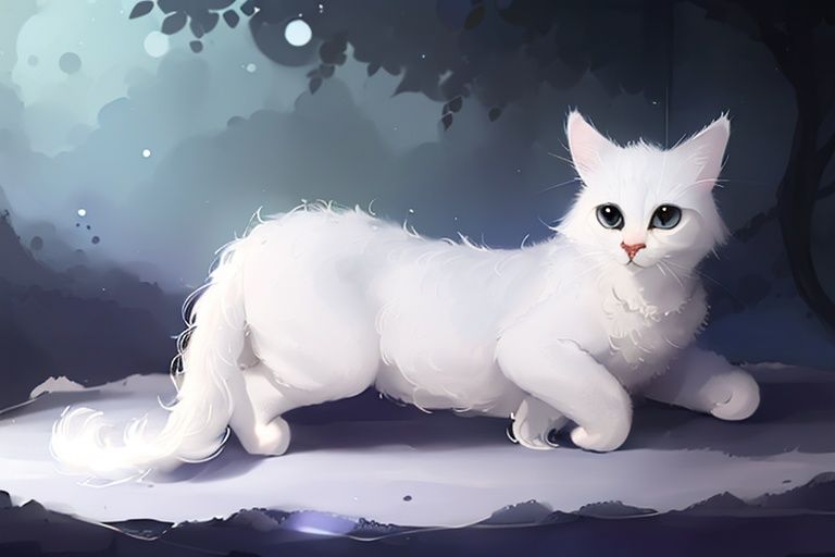 (((masterpiece, best quality))), ((good structure, Good composition, good atomy)),  ((clear,  original, beautiful)), (((white cat))), <lora:EMS-30937-EMS:1.000000>
