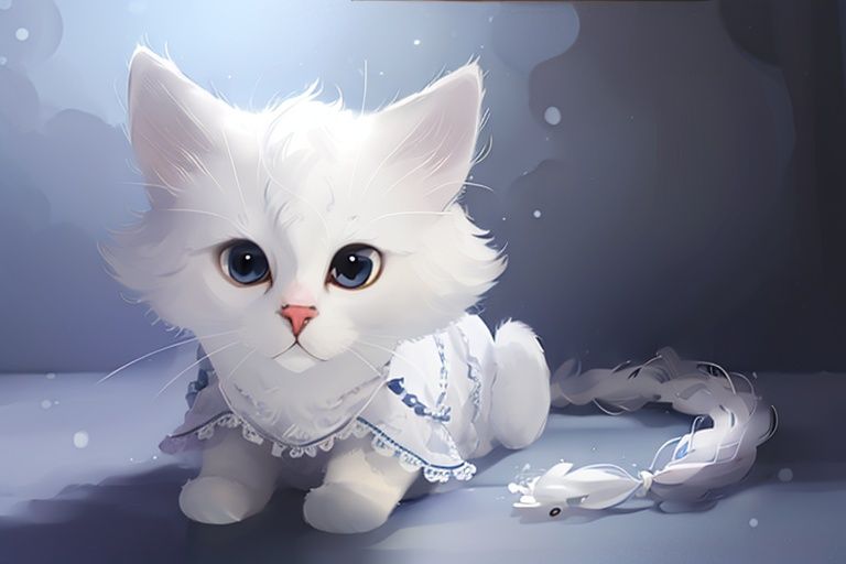 (((masterpiece, best quality))), ((good structure, Good composition, good atomy)),  ((clear,  original, beautiful)), (((white cat))), <lora:EMS-30937-EMS:1.000000>