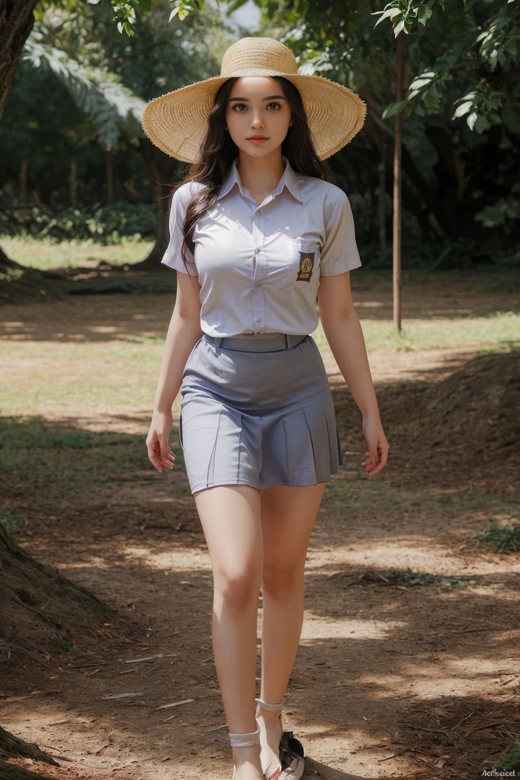 cinematic photo ethereal fantasy concept art of **4c3w3k,  white clothes,  full body photo of the most beautiful bukub wom...