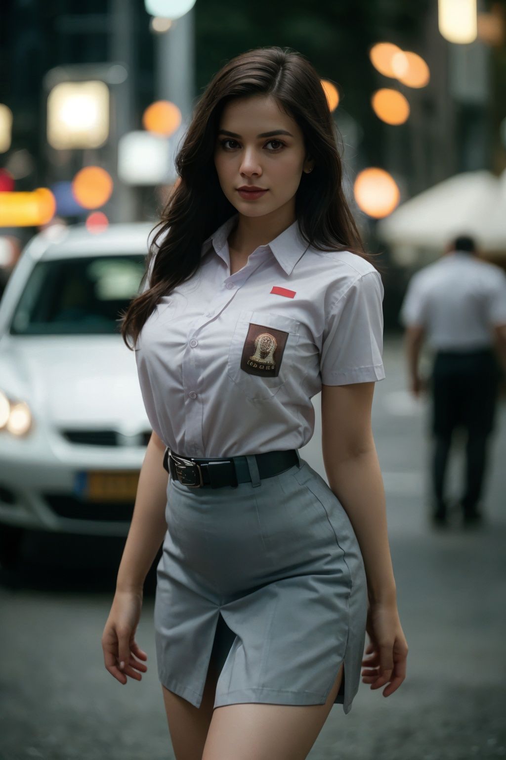 cinematic photo cinematic film still **4c3w3k,  white fabric,  grey fabric by Hex4 on Tensor.Art