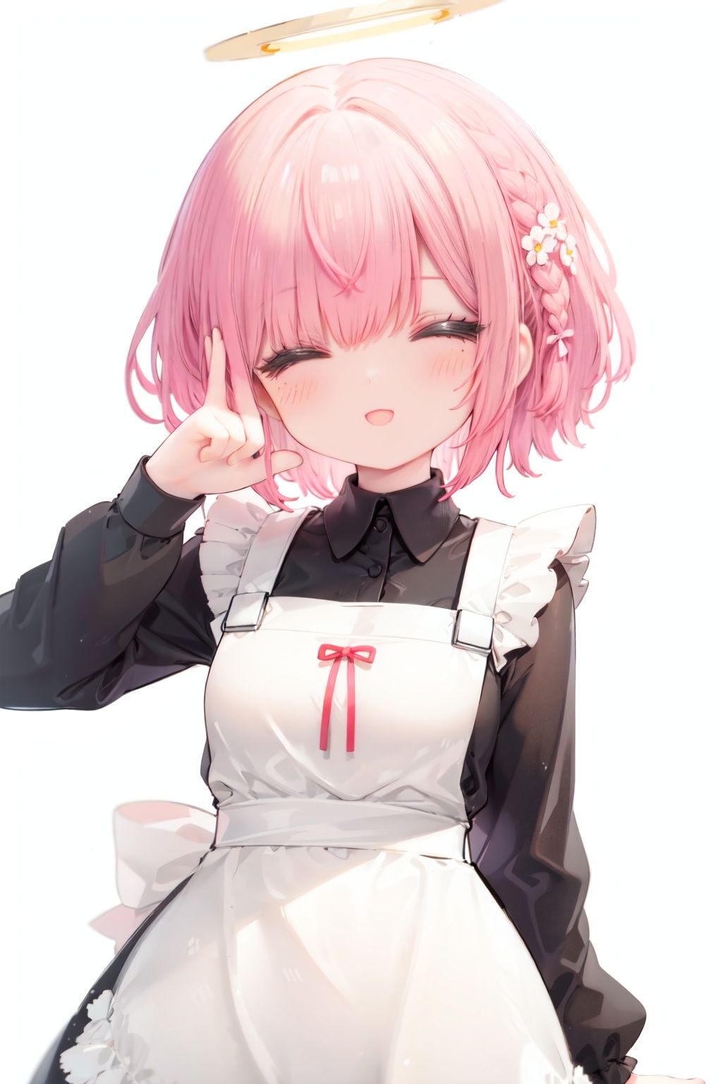 1girl,  solo,  apron on Tensor.Art