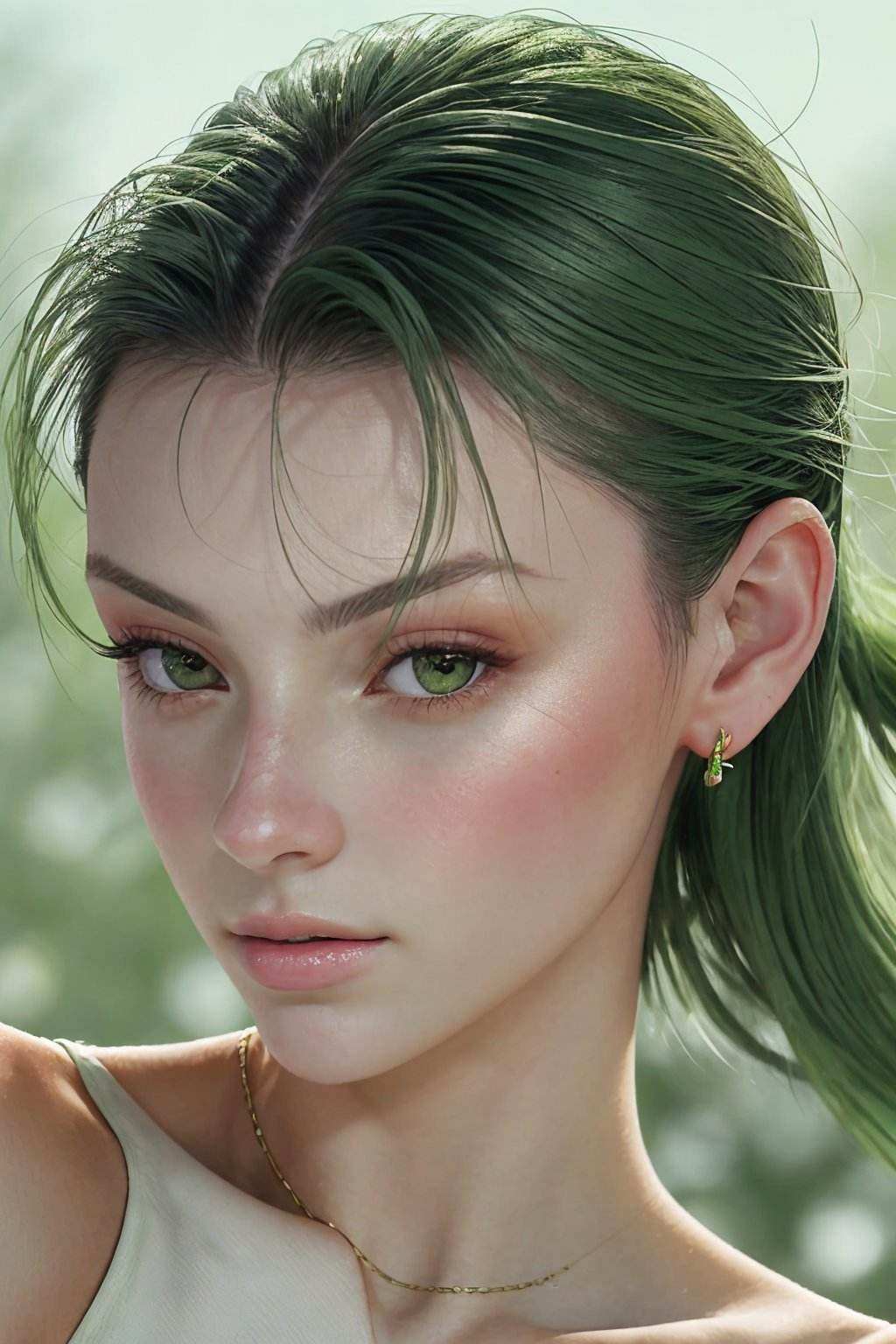 SavannahRaeDemers,  focus on eyes,  close up on face on Tensor.Art