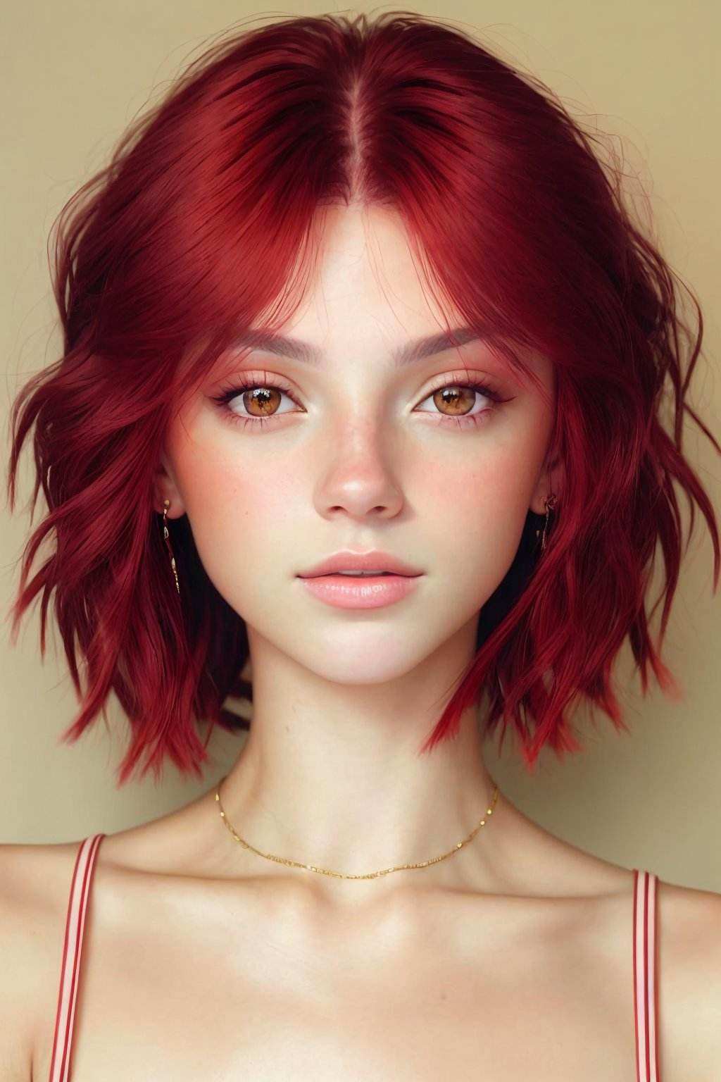 SavannahRaeDemers,  focus on eyes,  close up on face on Tensor.Art