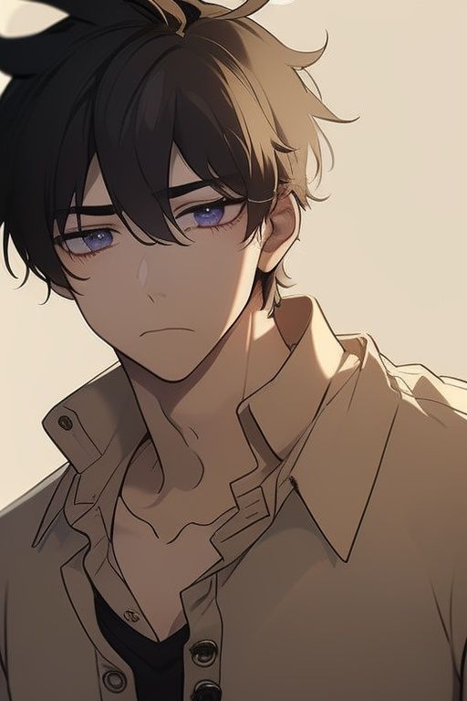 Perfectionist anime-style portrait of a 1boy,  (Classroom background),  soft pastel style on Tensor.Art