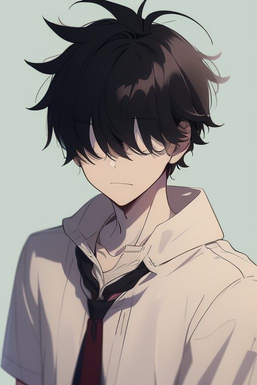 Perfectionist anime-style portrait of a 1boy,  (school background),  soft pastel style on Tensor.Art