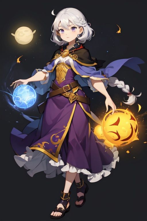 1,  loli,  purple_hair on Tensor.Art