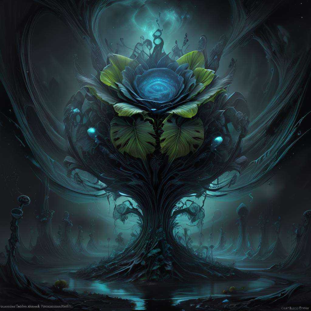 DonMWr41thXL __BoPlants/random__,  darkness,  surreal by DonMischo on Tensor.Art