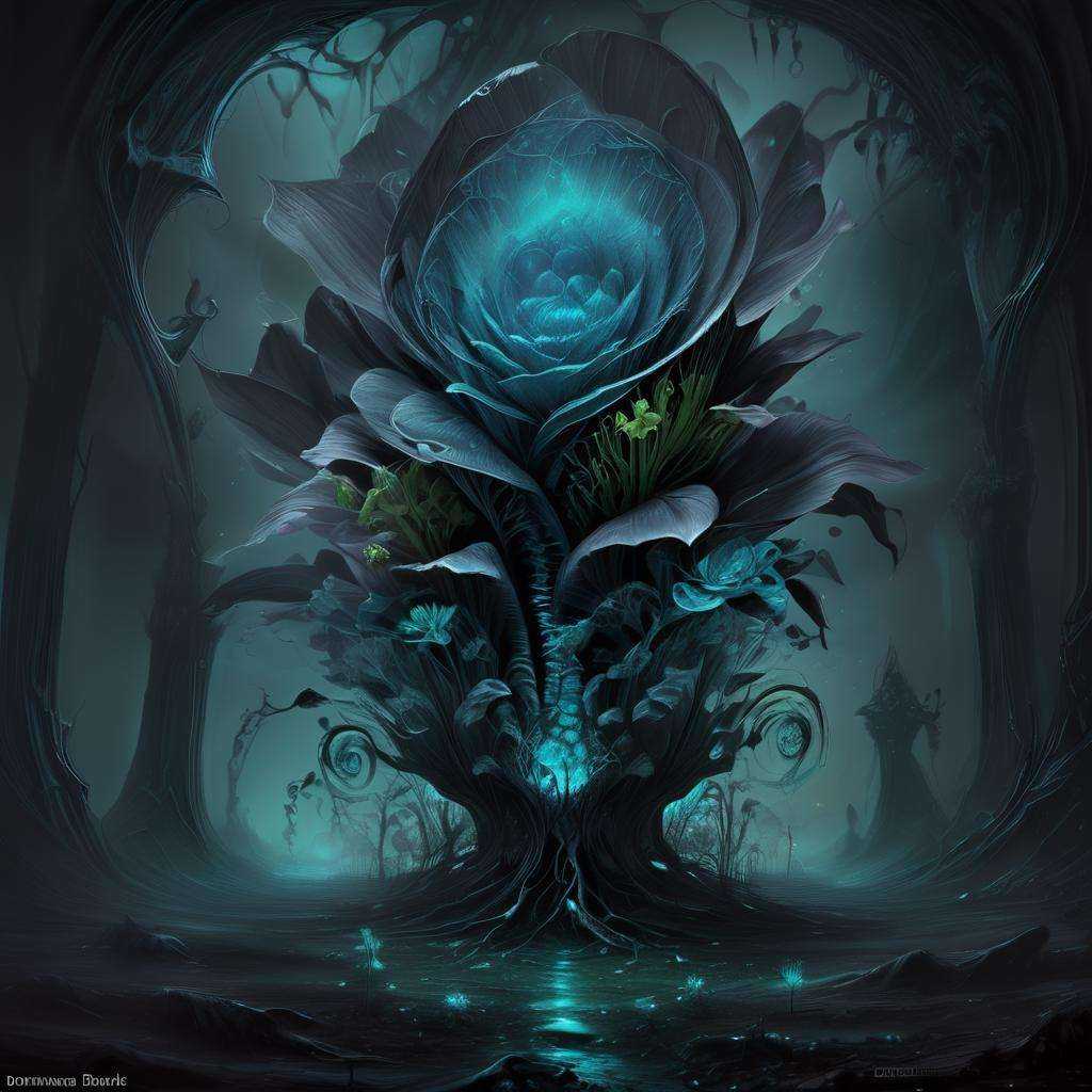 DonMWr41thXL __BoPlants/random__,  darkness,  surreal by DonMischo on Tensor.Art