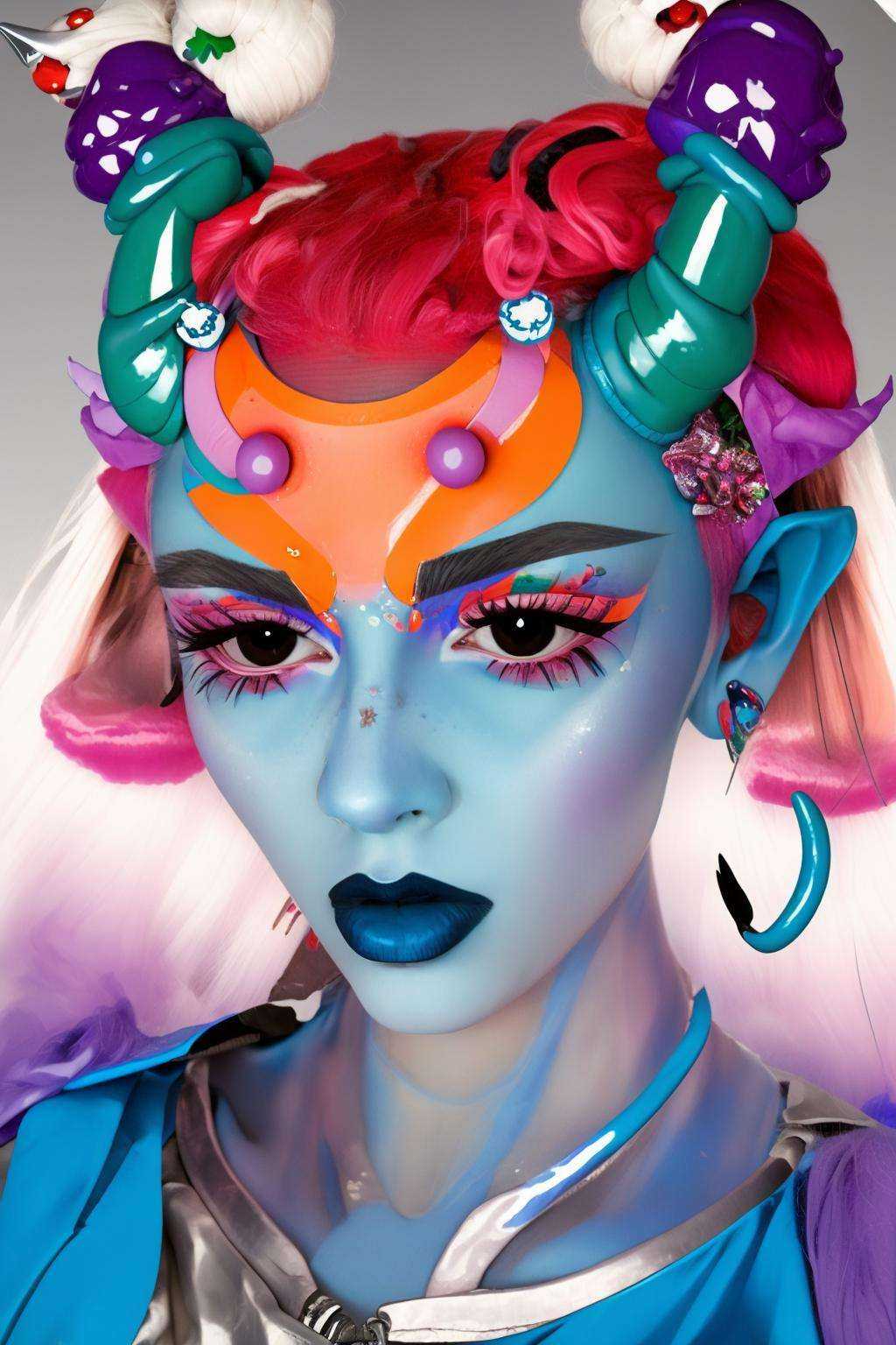a space girl portrait on Tensor.Art