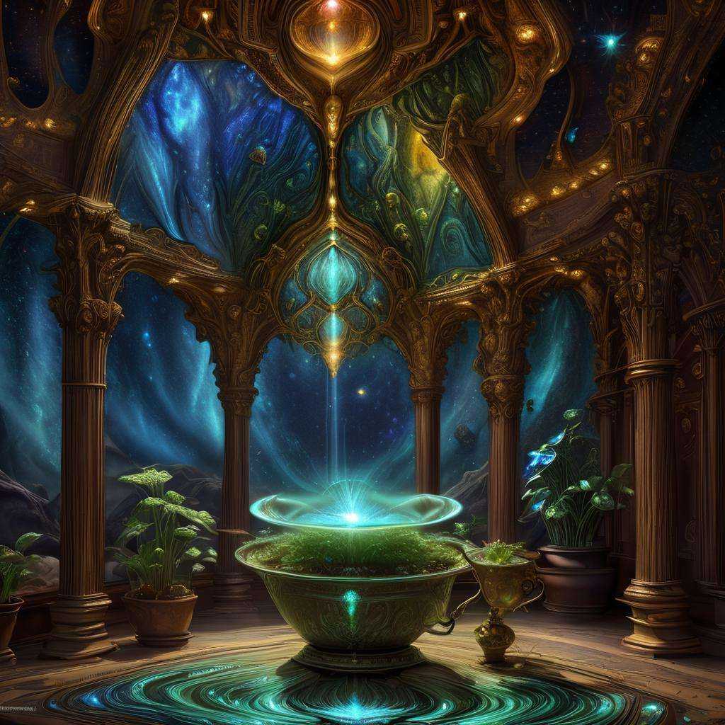 DonMASKTexXL Xenobotany Research Greenhouse,  Cups/Glasses,  Pot of Gold by DonMischo on Tensor.Art
