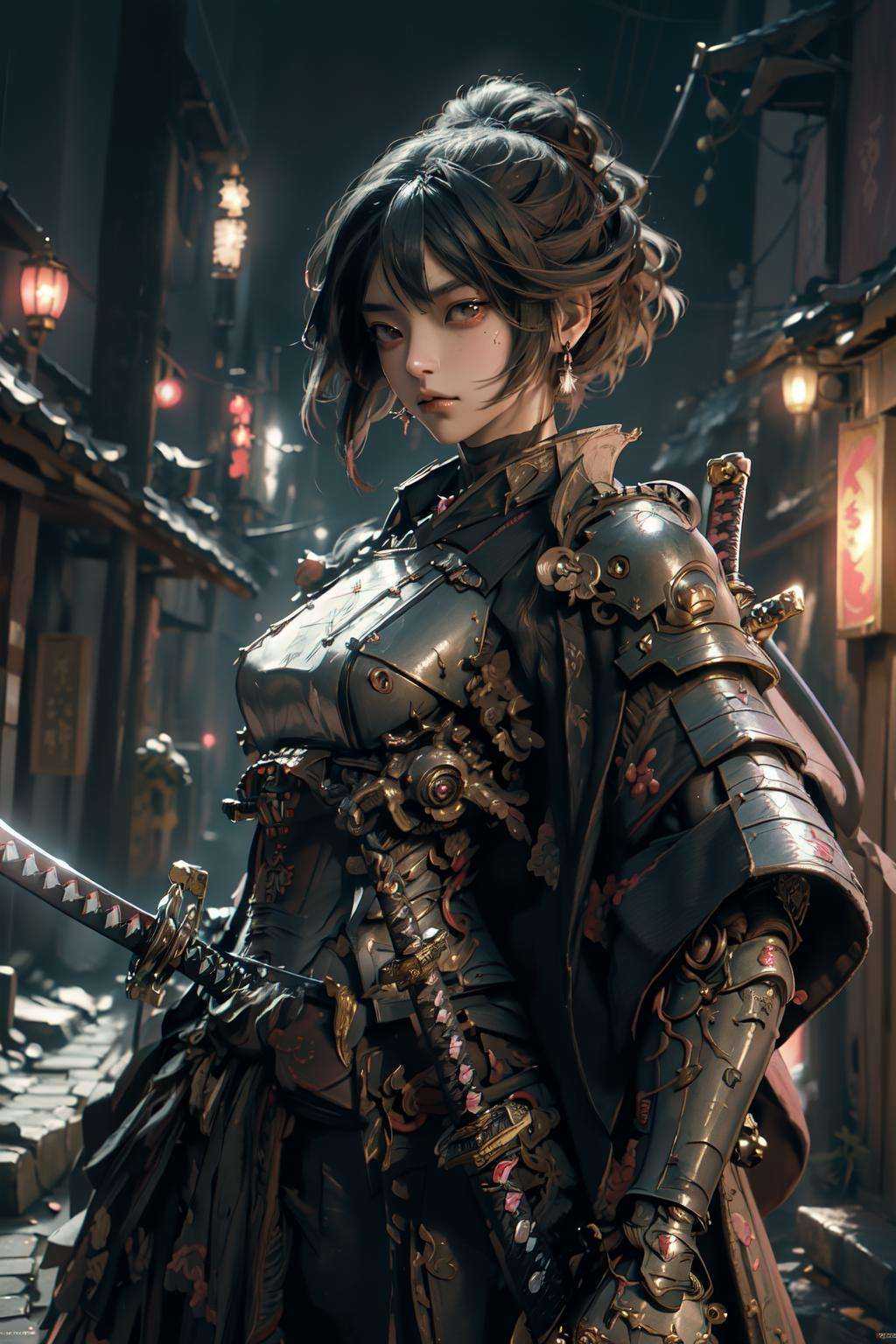 Samuraniji,  ,  intricate on Tensor.Art