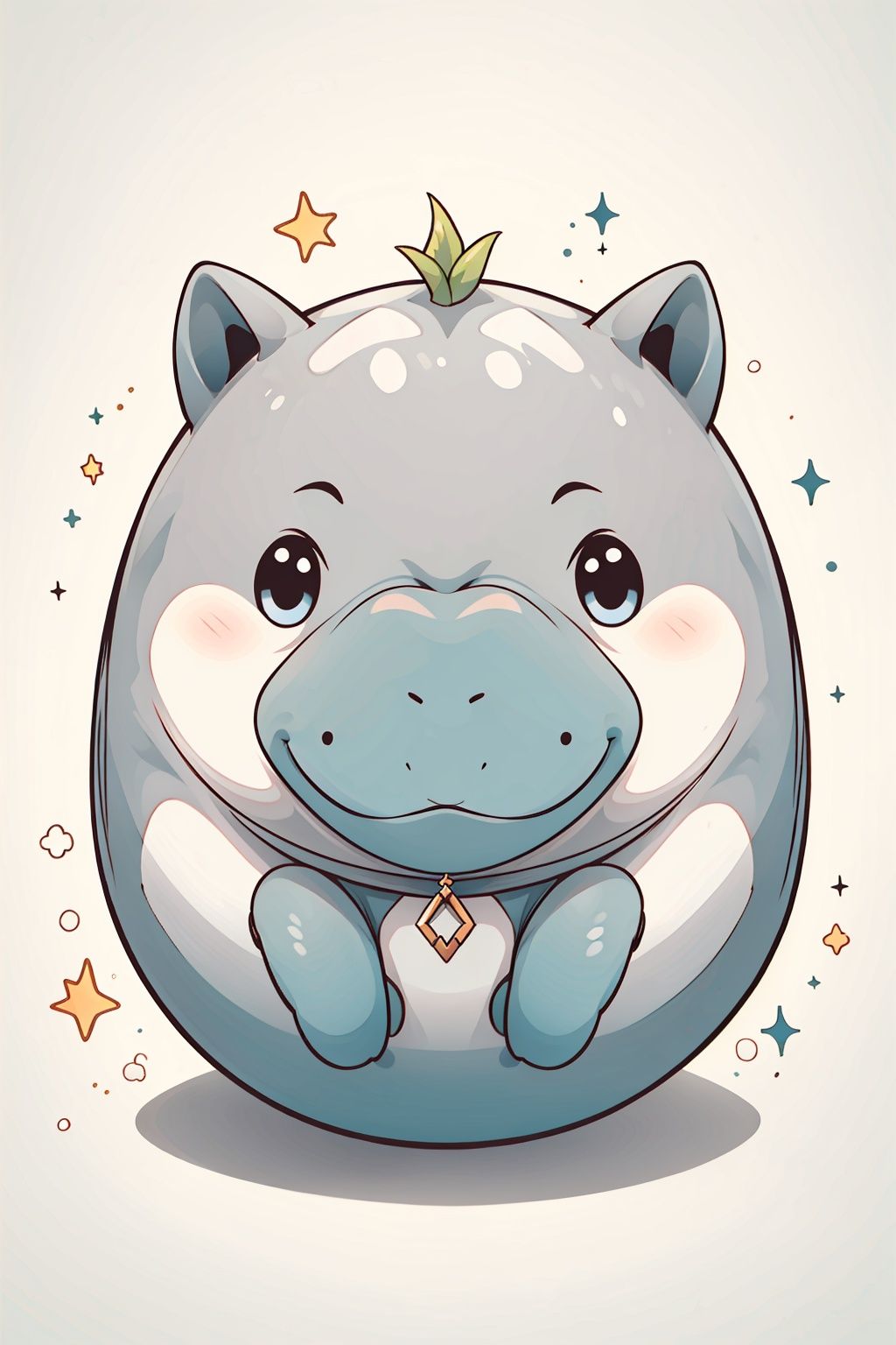 Animal emojis, (hippopotamus: 2.0),