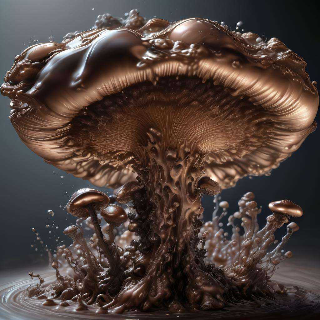 DonML1quidG0ldXL female RoseGold Diminutive Disk-shaped Bumpy mushroom,  Corky Texture,  Enhanced Nutrient Uptake by DonMi...