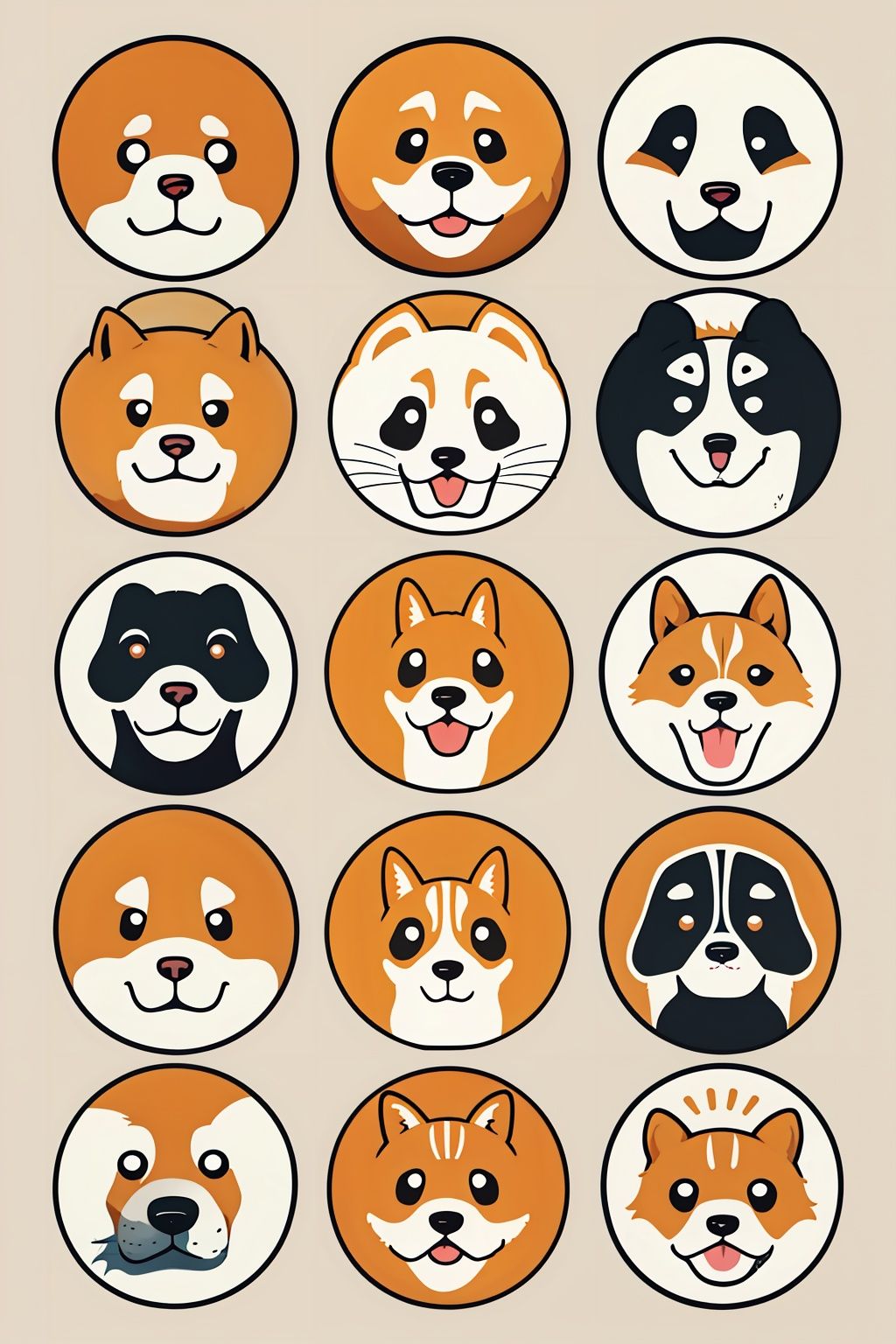 MG_ip, Pixar,corgi,emotions,corgi,side-by-side