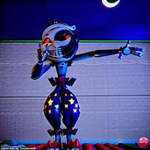 masterpiece,  best quality,  ((MoonFNAF)) on Tensor.Art