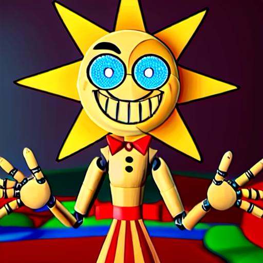 Daycare Attendant FNAF,  (SunFNAF),  animatronic on Tensor.Art