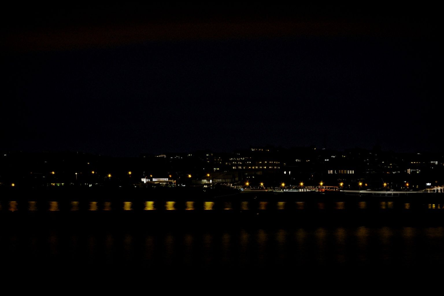 Dunedin city at night time, 128k, DSLR, Kodak