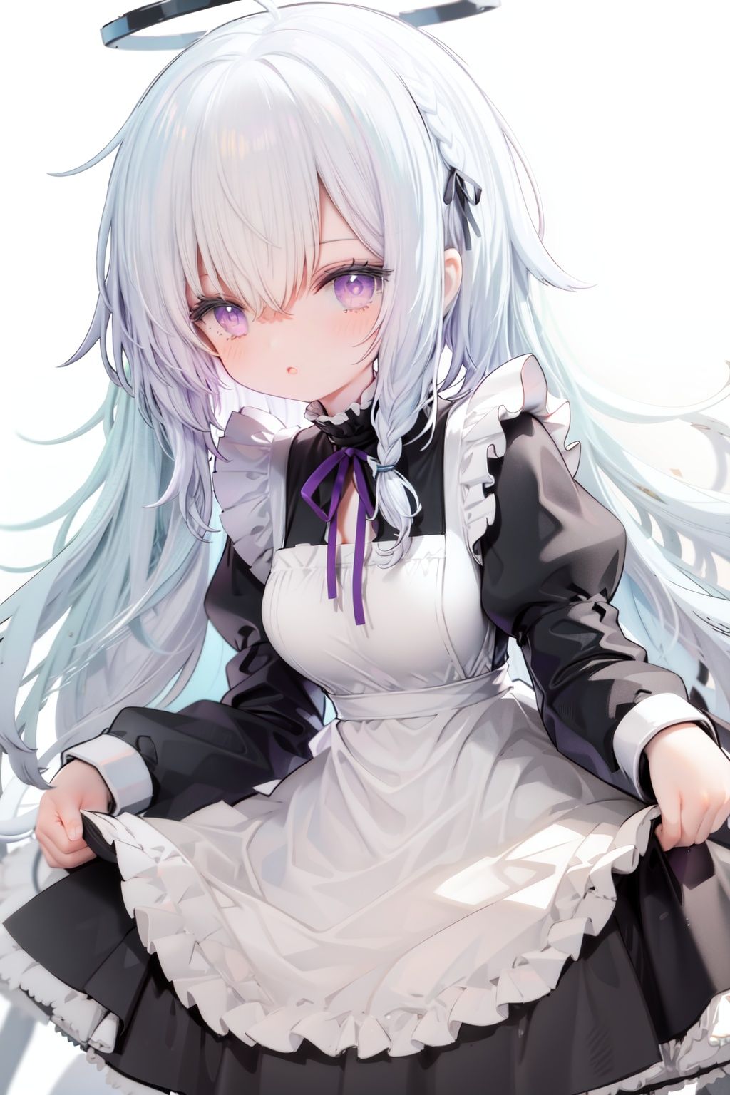 1girl,  solo,  apron on Tensor.Art