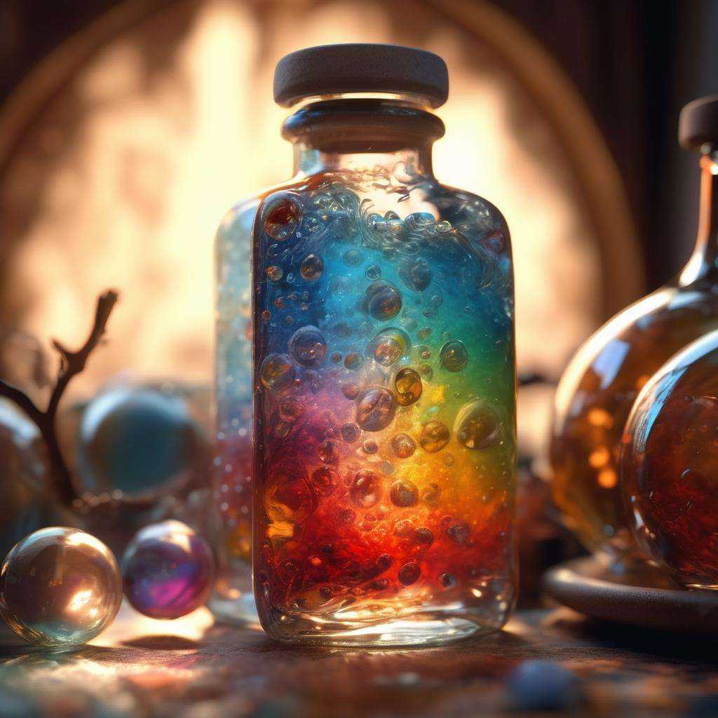 Dappled Light,  photo ,  the entire observable universe in a single bottle on Tensor.Art