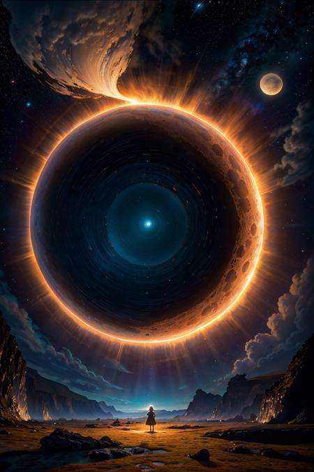 hyperrealistic,  nursery of moons,  a lot of moons emerging from cracks with lava on Tensor.Art