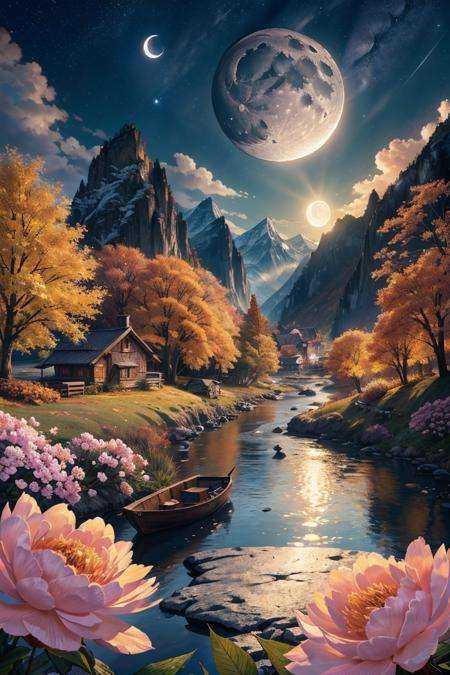 (dynamic camera),  ,  sunrise on Tensor.Art