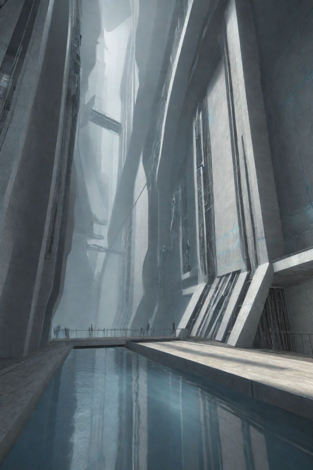masterpiece, best quality, 8k, high resolution, highly intricate, an award-winning photograph of hl2citadel, scenery, no humans