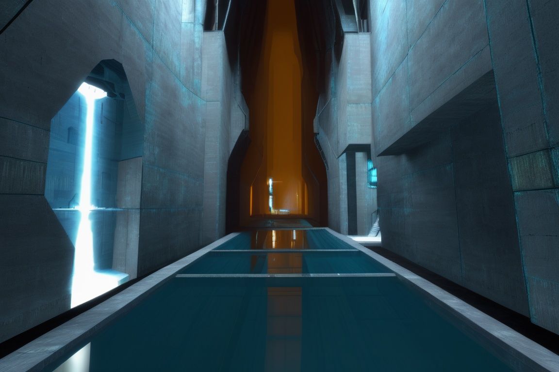 masterpiece, best quality, 8k, high resolution, hl2citadel, scenery, no humans