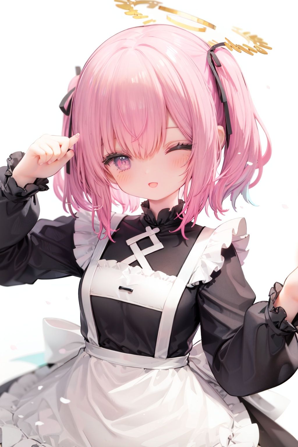 1girl,  solo,  apron on Tensor.Art
