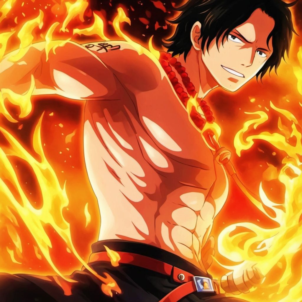 ((best quality)), ((masterpiece)), ((ultra-detailed)), (illustration), (detailed light), (an extremely delicate and beautiful),((trim)),
(\aisi\), 1boy, male focus, solo, black hair, fire,