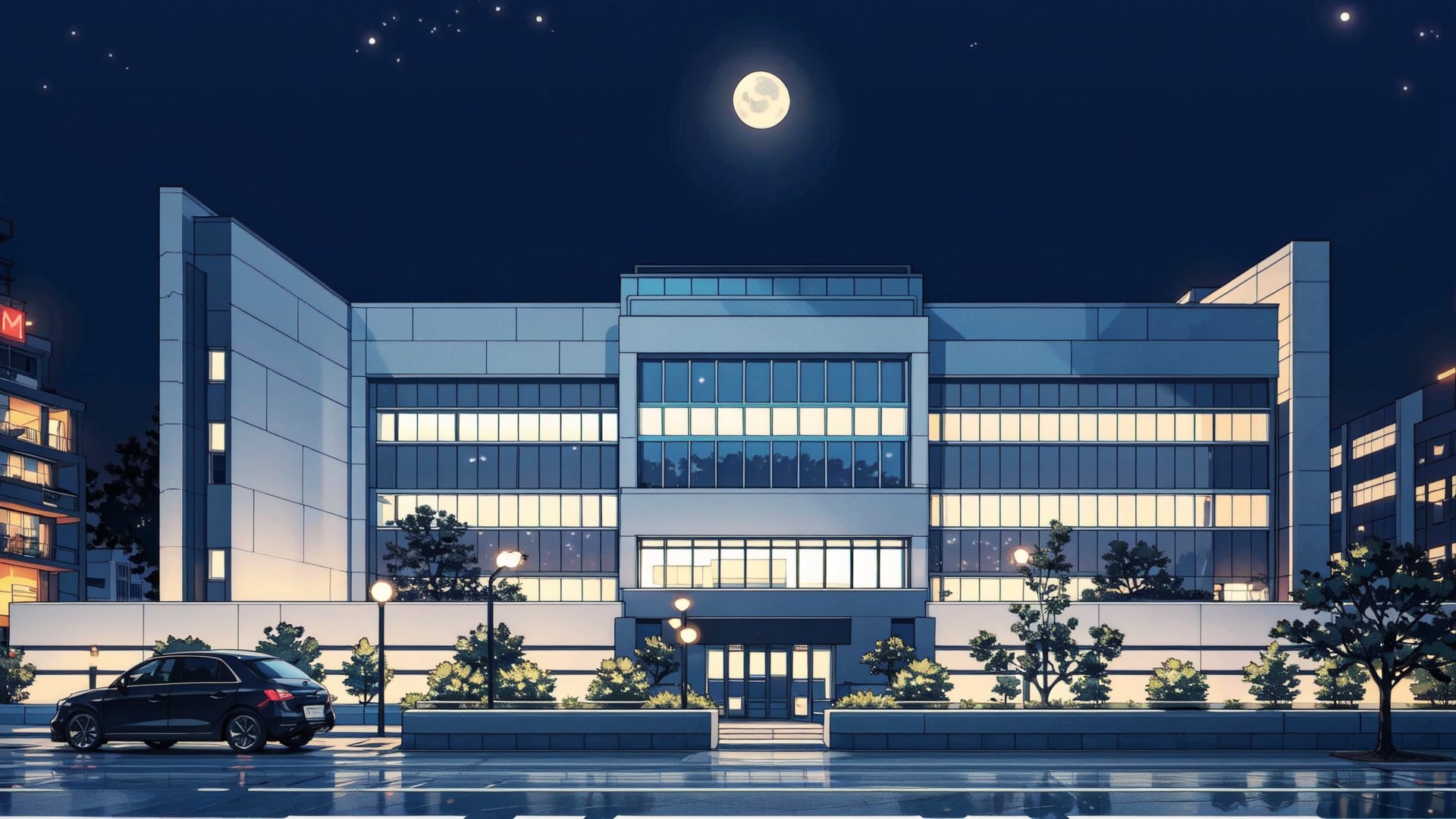 Outdoor,  night,  moon on Tensor.Art