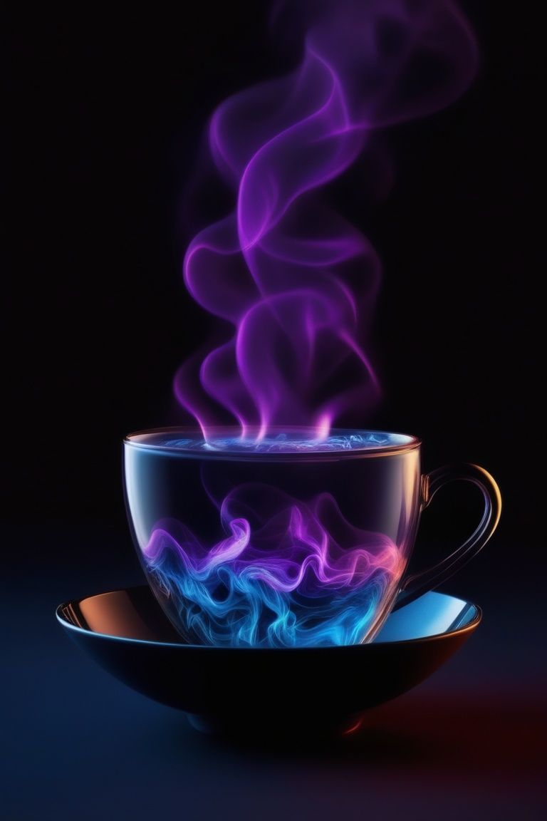 water,  cup,  smoke on Tensor.Art