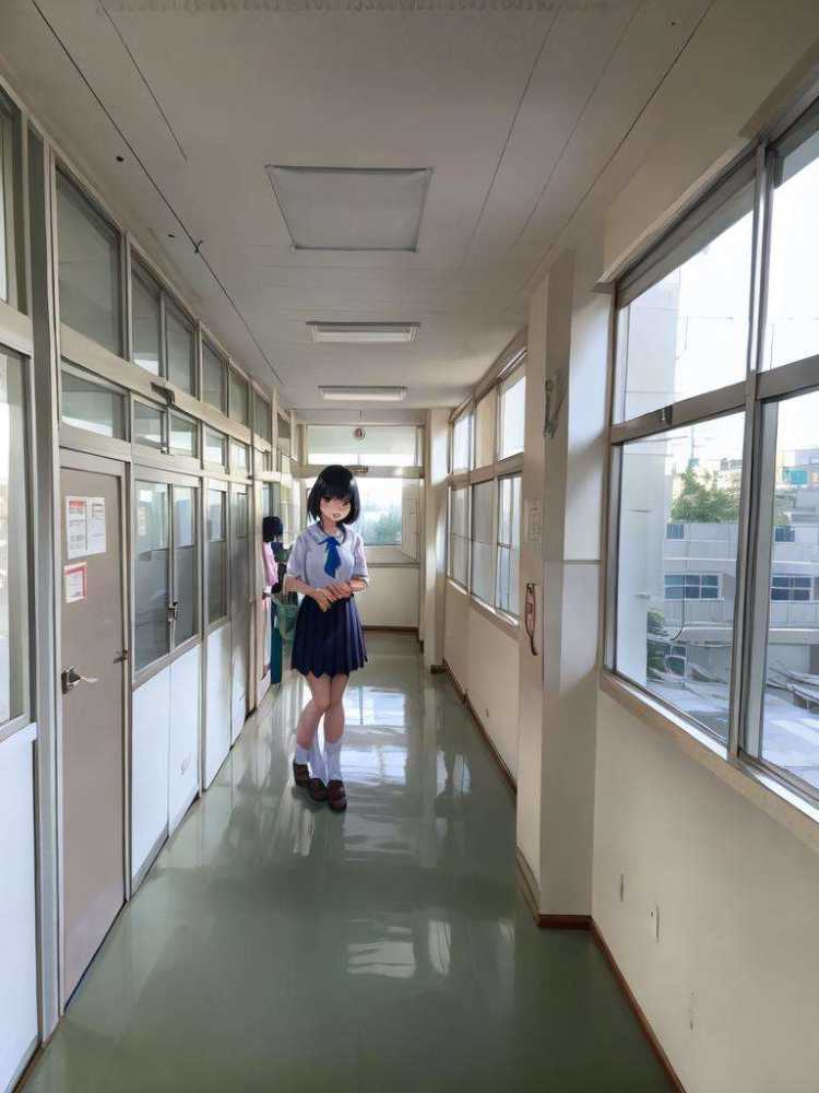 学校School Building Scenery LoRA by swingwings on Tensor.Art