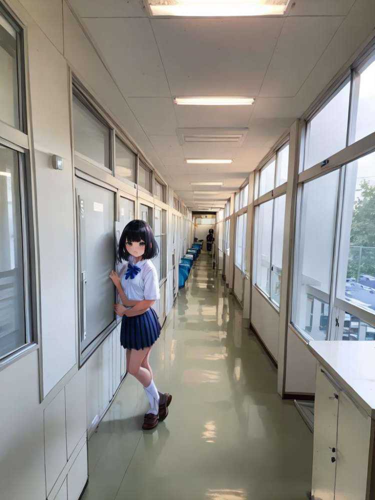 学校School Building Scenery LoRA by swingwings on Tensor.Art